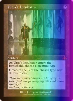 MTG Urza's Incubator (392/521) Dominaria Remastered LP FOIL- Retro - Image 1