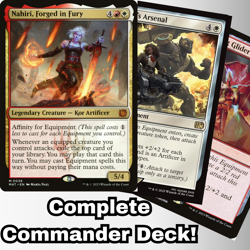 MTG Commander EDH Deck Nahiri, Forged in Fury 100 Cards Custom Deck Equipment - Image 1