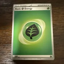 Basic Grass Energy 001 Pokemon Scarlet and Violet 151 Near Mint NM - Image 1