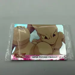 Pokemon Card Super Psychic Mewtwo Strikes Back Foil Promo Topps SEALED Vintage - Image 1