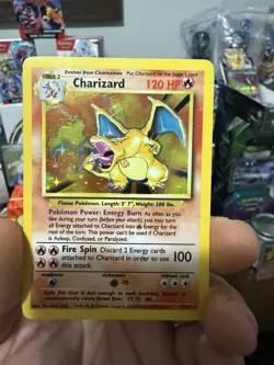Pokemon TCG: Charizard Holo Base Set - Image 3