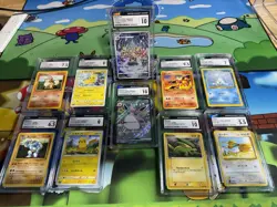Pokemon TCG Lot Of 10 Cgc Graded Slabs - Image 1