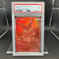 2025 Pokemon White Flare Victini #172 English Graded PSA 9 - Image 1