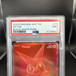 2025 Pokemon White Flare Victini #172 English Graded PSA 9 - Image 2