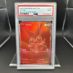 2025 Pokemon White Flare Victini #172 English Graded PSA 9 - Image 4