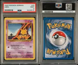 1999 Pokemon Base Set | Abra | PSA 9 | Deutsch - Image 2