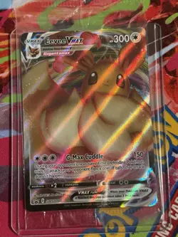 Pokemon TCG Eevee VMAX SWSH087 Black Star Promo NM SEALED - Image 1