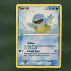 NM Squirtle 83/112 EX FireRed & LeafGreen Card Common Nintendo Pokemon Card - Image 1