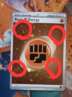 4X Swirls - Pokemon S&V 151 Basic Fighting Energy HD Cosmos Holo 🔥 NM - Image 1