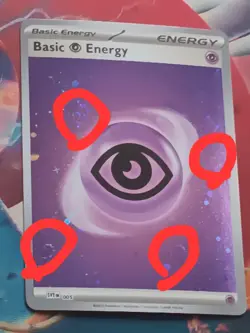 Pokemon S&V 151 Psychic Energy Quad 4Xswirls HD Cosmos Holo 🔥NM - Image 1