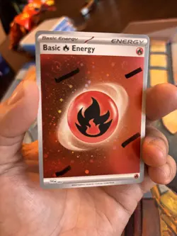 4 X Swirls - Pokemon Scarlet & Violet 151 Basic Fire Energy HDCosmos HoloNM - Image 2