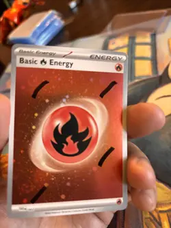 4 X Swirls - Pokemon Scarlet & Violet 151 Basic Fire Energy HDCosmos HoloNM - Image 3