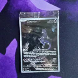 MEWTWO SVP 052 Scarlet Violet 151 Promo Illustration Rare Pokemon Card SEALED - Image 1