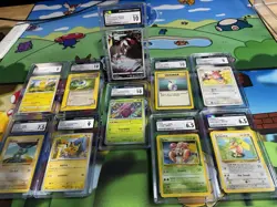 Pokemon TCG Lot Of 10 Cgc Graded Slabs - Image 1