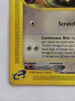 Raticate 89/144 Skyridge Regular Pokemon TCG E-Reader - Image 5