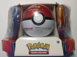 Sam's Club Pokemon TCG 3-Pack Mini Tins & Poke Ball (Dragonite & Mew) Sealed! - Image 1