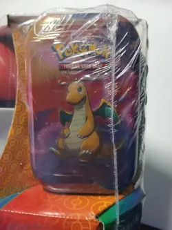 Sam's Club Pokemon TCG 3-Pack Mini Tins & Poke Ball (Dragonite & Mew) Sealed! - Image 2