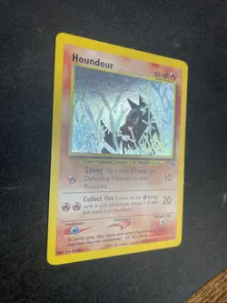 Houndour 5/75 Holo Neo Discovery Nm Pokemon Tcg FART SWIRL - Image 3
