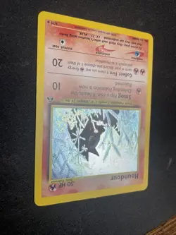 Houndour 5/75 Holo Neo Discovery Nm Pokemon Tcg FART SWIRL - Image 4