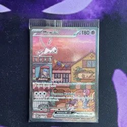 Mew ex SVP 053 Pokemon TCG Scarlet Violet 151 Black Star Promo Full Art SEALED - Image 1