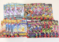(24 Pack Lot) TCG POKEMON FACTORY SEALED PACKS (MEGA/SURGING/JOURNEY/PHANTASMAL - Image 1