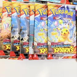 (24 Pack Lot) TCG POKEMON FACTORY SEALED PACKS (MEGA/SURGING/JOURNEY/PHANTASMAL - Image 5