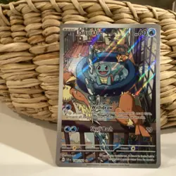 Pokemon Squirtle 148/142 Full Art Holo Basic Card English 2018 - Image 1