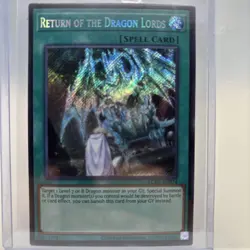 Return of the Dragon Lords LCKC-EN074 Unlimited Secret Rare NM +Bonus FREESHIP! - Image 1