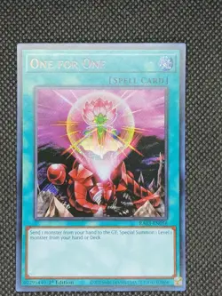 Yugioh! One for One - RA03-EN056 - Secret Rare - 1st Edition Near Mint, English - Image 1