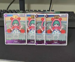 X4 Sugar (065) OP10-065 English R Royal Blood One Piece Card Game - Image 1