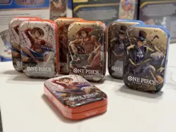 Lot of 7 One Piece Card Game Mini-Tin Pack Set Vol.2 New Sealed - Image 3