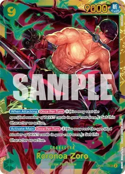 One Piece Roronoa Zoro (OP06-118/239) OP06 Wings of the Captain LP FOIL - Image 1