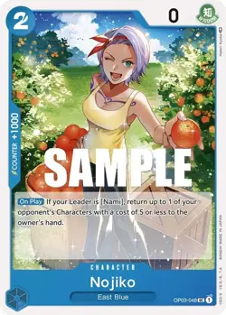 One Piece Nojiko (OP03-048/294) OP03 Pillars of Strength NM - Image 1