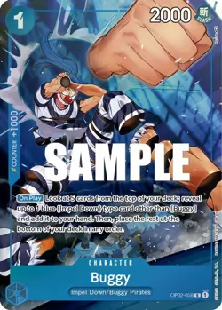 One Piece Buggy (OP02-058/258) OP02 Paramount War NM FOIL - Image 1