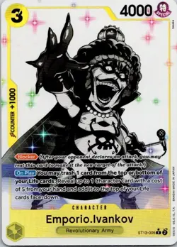 One Piece TCG English ST13-005 Emporio Ivankov Alt Art Parallel - Image 1
