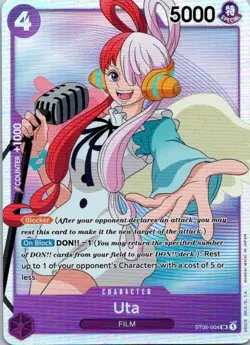 One Piece CCG Singles - Uta - ST05-004 - Super Rare - Image 1