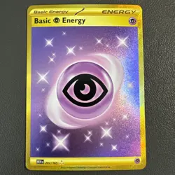 Pokemon TCG Psychic Energy Scarlet & Violet Basic Card 207/165 Gold NM - MEW 151 - Image 1