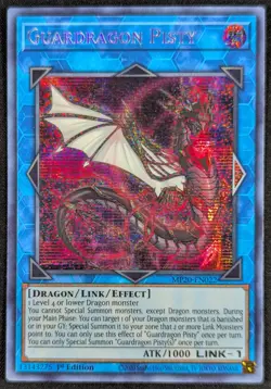 Guardragon Pisty 2020 1st Edition Secret Rare Holo Yugioh Card MP20-EN022 (NM) - Image 1