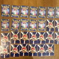 Pokemon 1996 Pocket Monsters Card Lot 27 Meowth Bellsprout Golbat Zubat Voltorb - Image 2