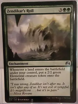 MtG Zendikar's Roil Magic Origins Regular - Image 1