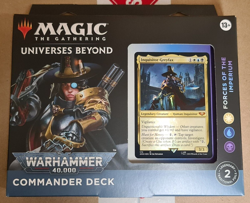 FORCES OF THE IMPERIUM COMMANDER DECK MAGIC THE GATHERING WARHAMMER 40K 40,000. - Image 1