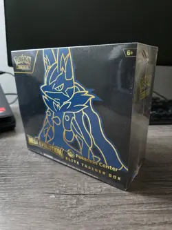 Pokemon Center Mega Evolution Lucario Elite Trainer Box Factory Sealed - Image 1