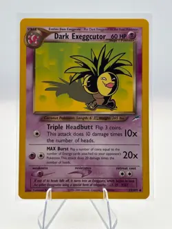 Dark Exeggutor 33/105 Vintage Pokemon Neo Destiny Set 2000 - Image 1