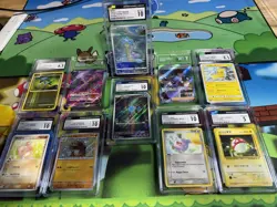 Pokemon TCG Lot Of 10 Graded Cgc Slabs - Image 1
