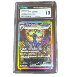 Pokemon Umbreon ex 217/187 Special Art Rare Holo CGC 10 Sv8a Terastal Fest - Image 1