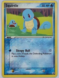 Squirtle 82/112 Pokemon - EX FireRed and LeafGreen LP - Image 1