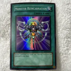 Monster Reincarnation Ultimate Rare RDS-EN045 Rise of Destiny Yu-Gi-Oh TCG - Image 1
