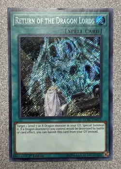 Return of the Dragon Lords LCKC-EN074 Secret Rare 1st Edition LP - Image 1