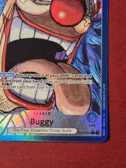 One Piece Buggy OP09 042 Leader Parallel Alt Art ENGLISH #OP09-042 - free ship! - Image 4