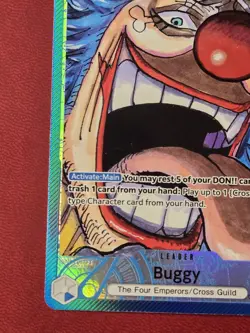 One Piece Buggy OP09 042 Leader Parallel Alt Art ENGLISH #OP09-042 - free ship! - Image 5